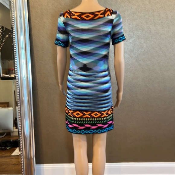 MISSONI Multicolored S/S dress with black shell. - Picture 3 of 5